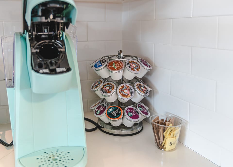 Have your morning coffee ready made with available Keurig