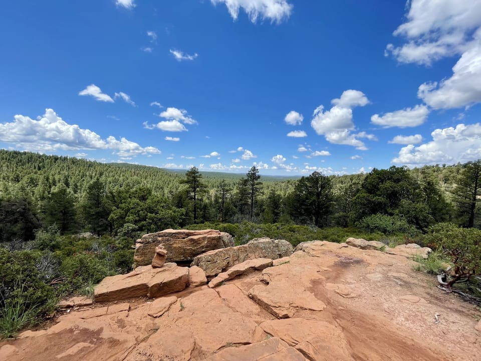 Hiking trails offer amazing views in Pinetop.