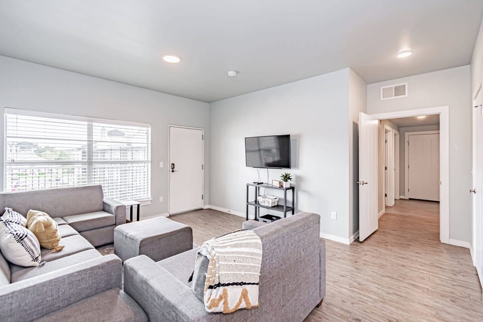 Bright and spacious living area