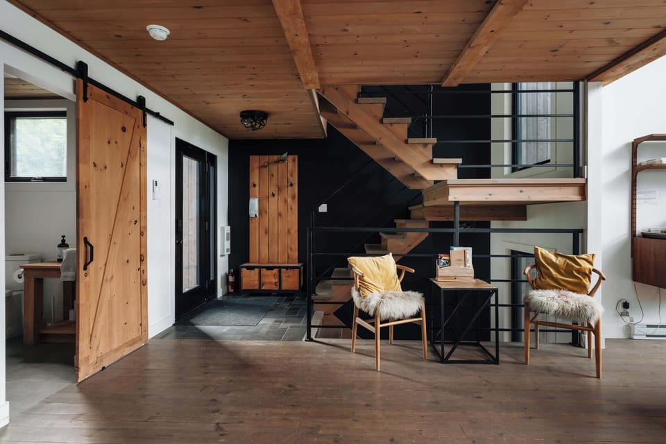 Comfortable sitting area to chat in peace.