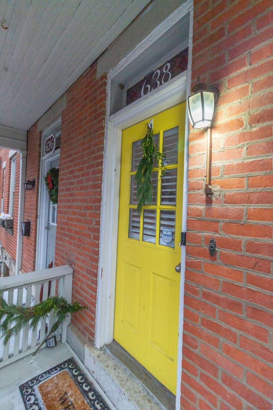 Welcome to German Village and the historic front door