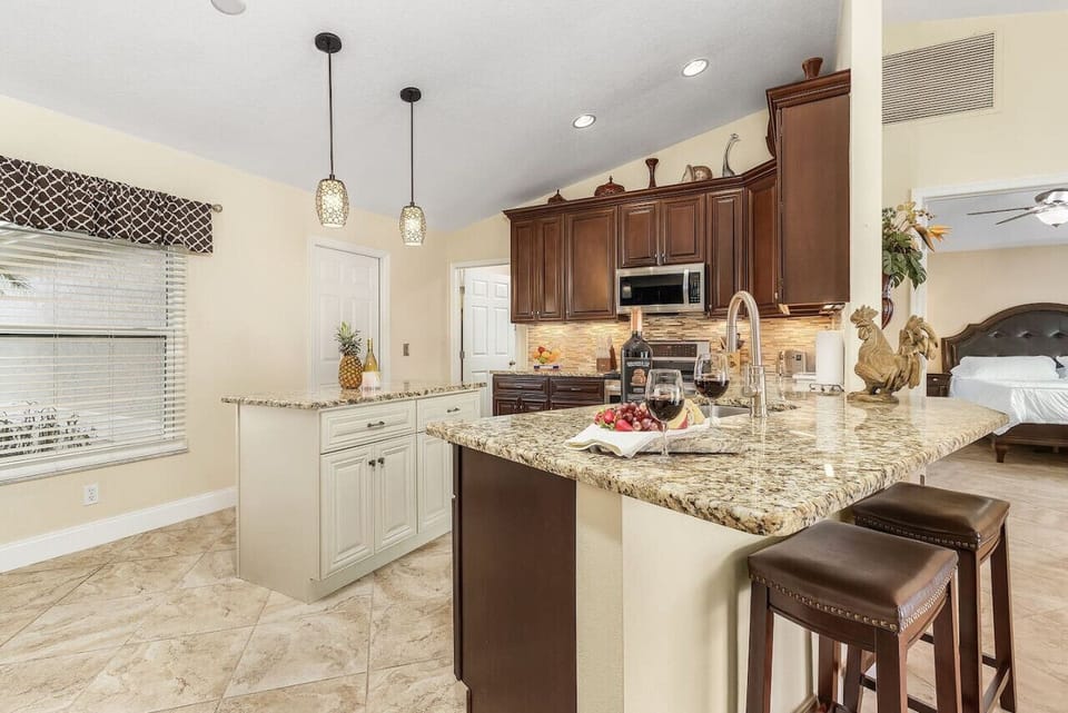 A modern kitchen with all the latest appliances