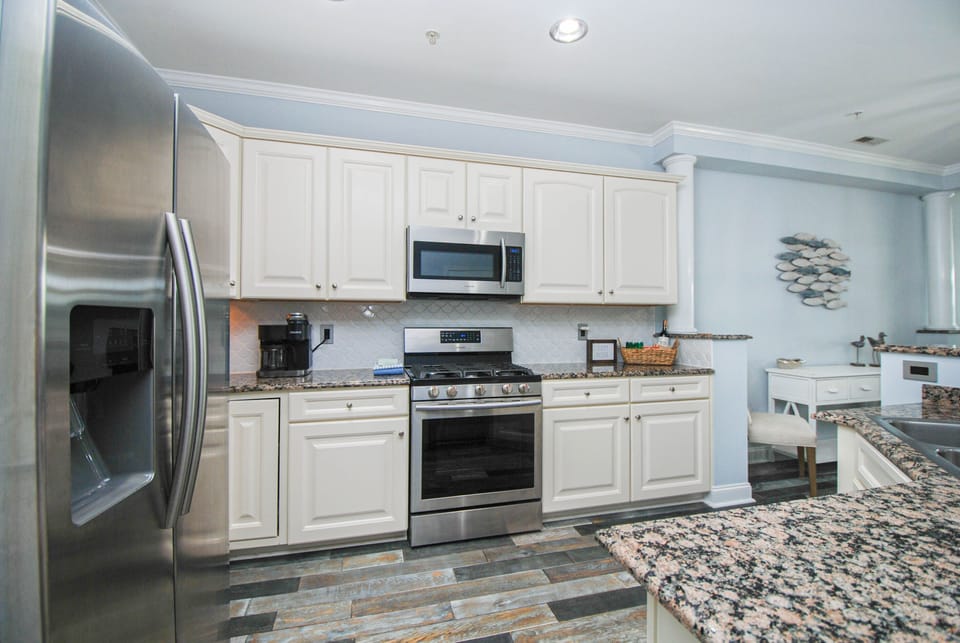 Updated, stocked kitchen to prep all your group meals.