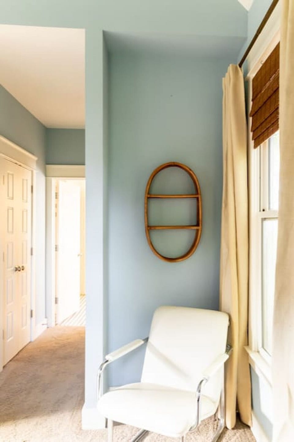 Master bedroom with King bed plus full size bathroom connected to it. Located on the first floor of the house.