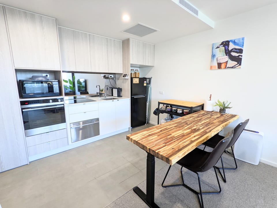 Kitchen and dining area