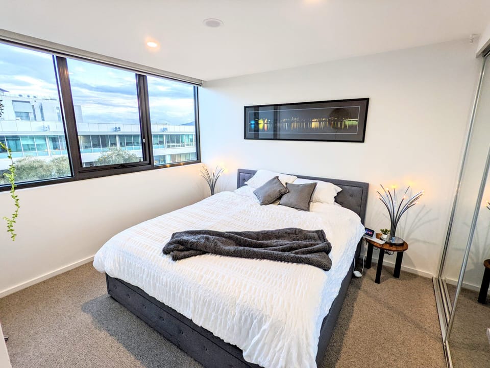 Bedroom with king bed