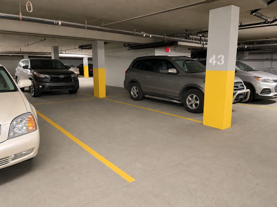 Parking: Underground, heated, secure (Cams, fob access only) . Dedicated Stall. 