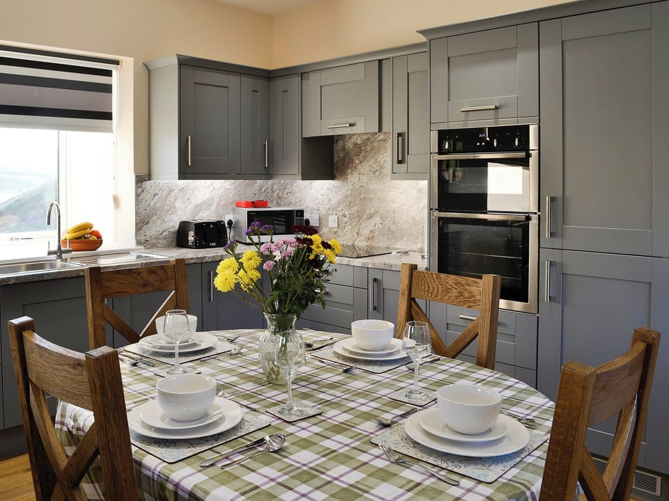 Modest dining area close to the kitchen | Liftingstane Dairy Cottage - Liftingstane, Closeburn, near Thornhill