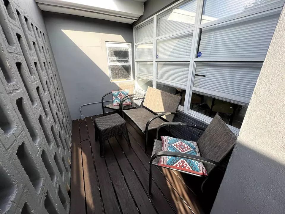 Relax on the front patio