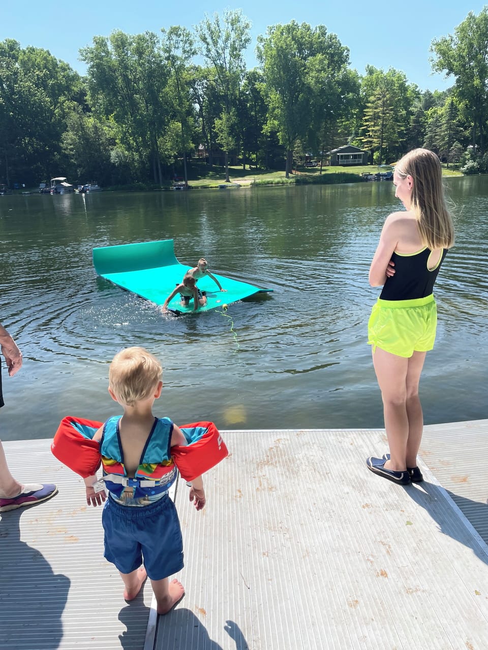 Kids love the splash pad!
