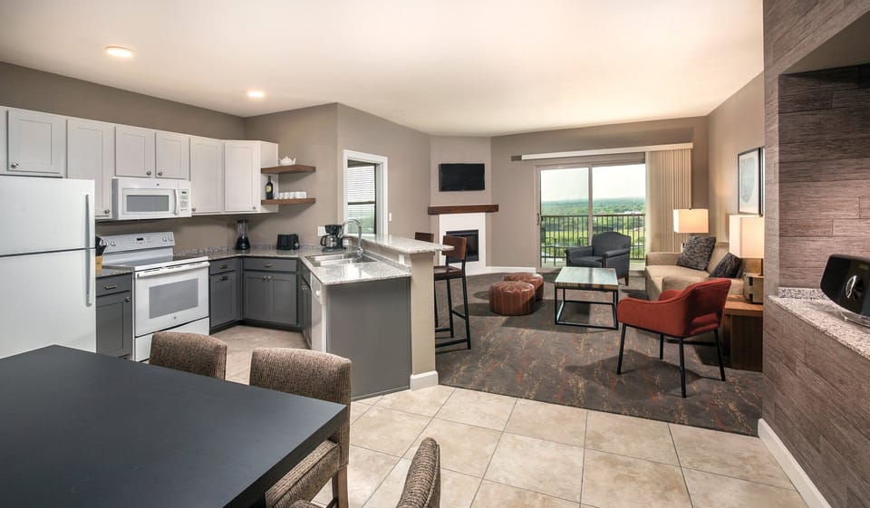 Kitchen & Living Area