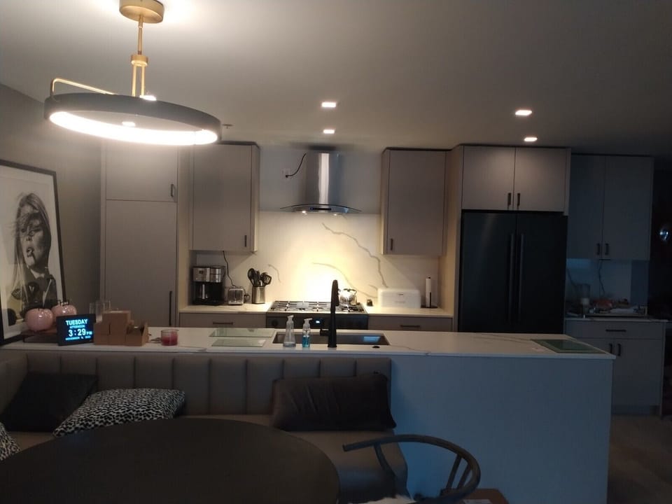Kitchen all new appliances.  Bosch 6 burner executive range.