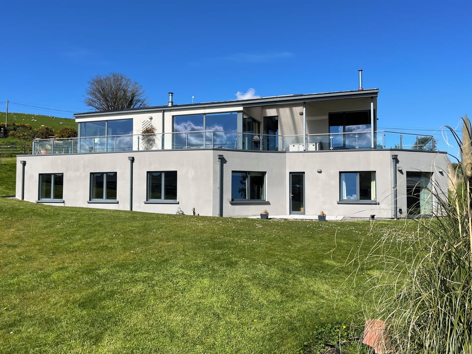 View of house from boules court