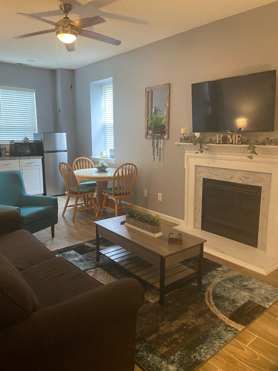 Cute and clean living area.