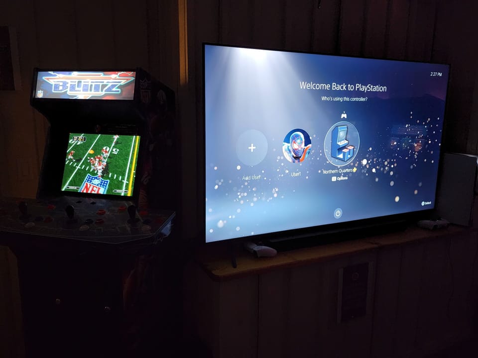 Playstation 5 with Premium Playstation + account, 2 controllers & many games