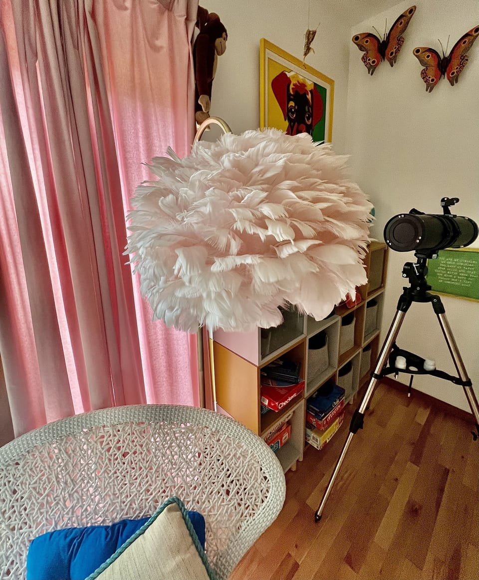 Bedroom 2 Our Voice Controlled Reading Lamp. Seating Area. Stargazing Telescope 