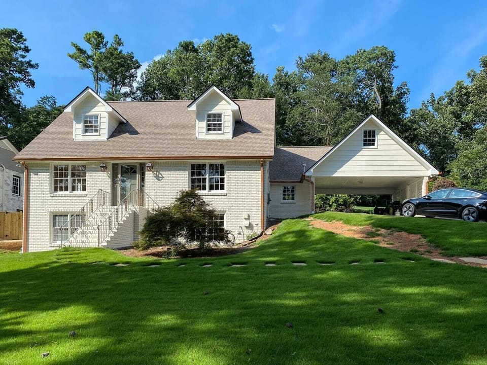 Front of the house view