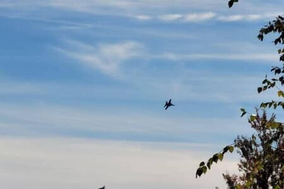 Blue Angels Flying Over Property (2)