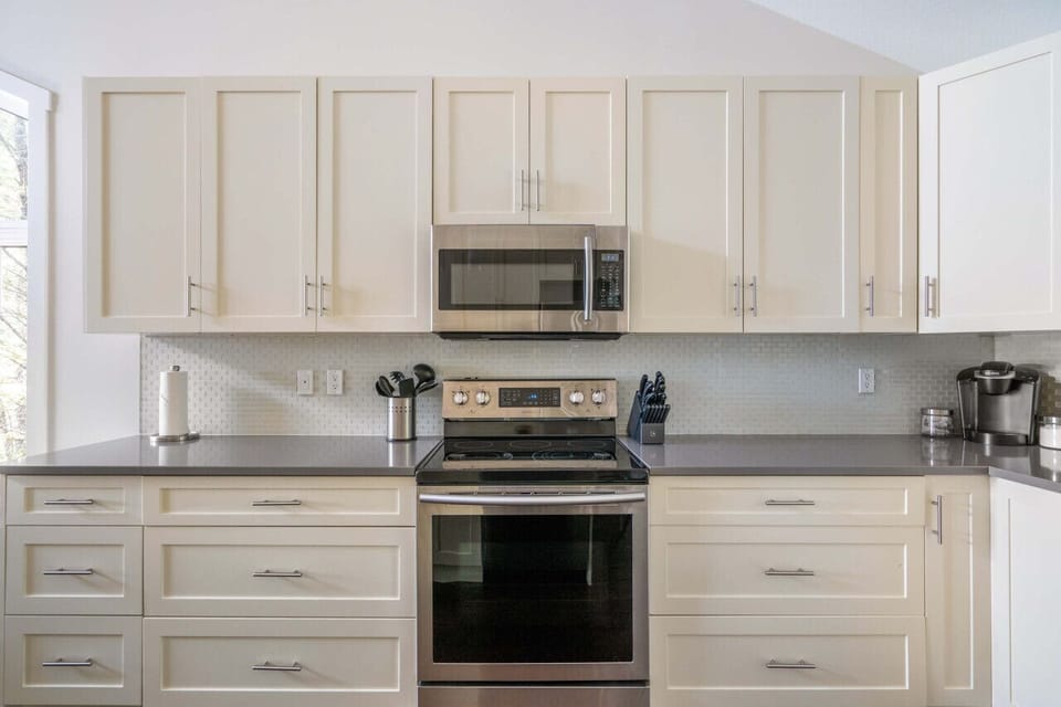 Fully-stocked kitchen