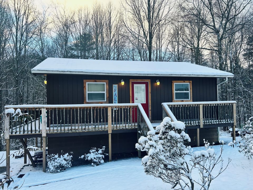 Come spend some time this winter in our comfy cozy country cabin!!