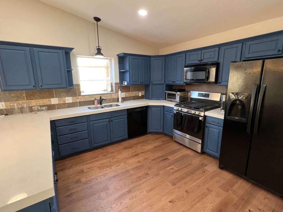 Fully-stocked kitchen