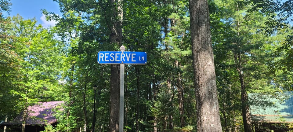 Turn onto Reserve Lane 