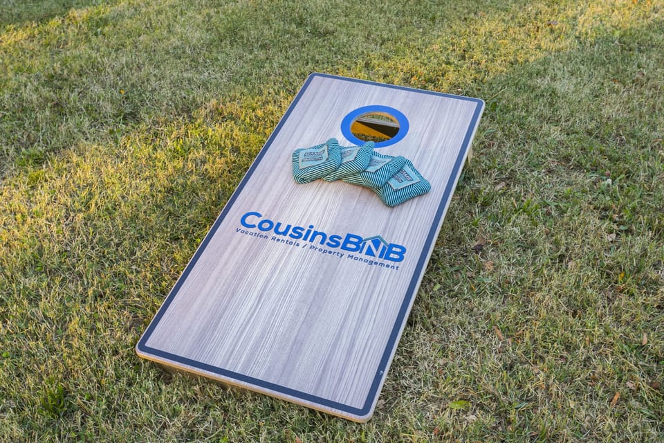Play some cornhole!