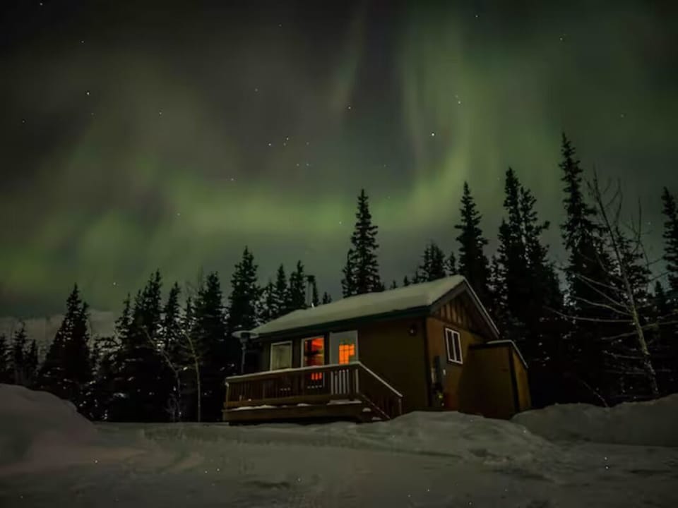 The Northern Lights are well worth a winter trip to the cabin! 