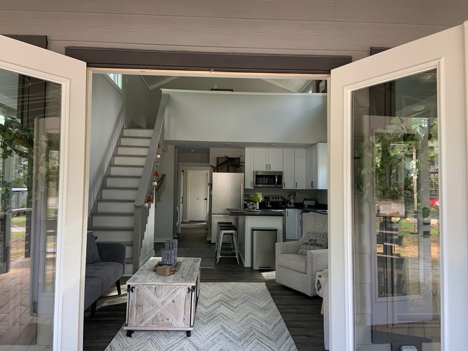 View in from Deck Front Entrance