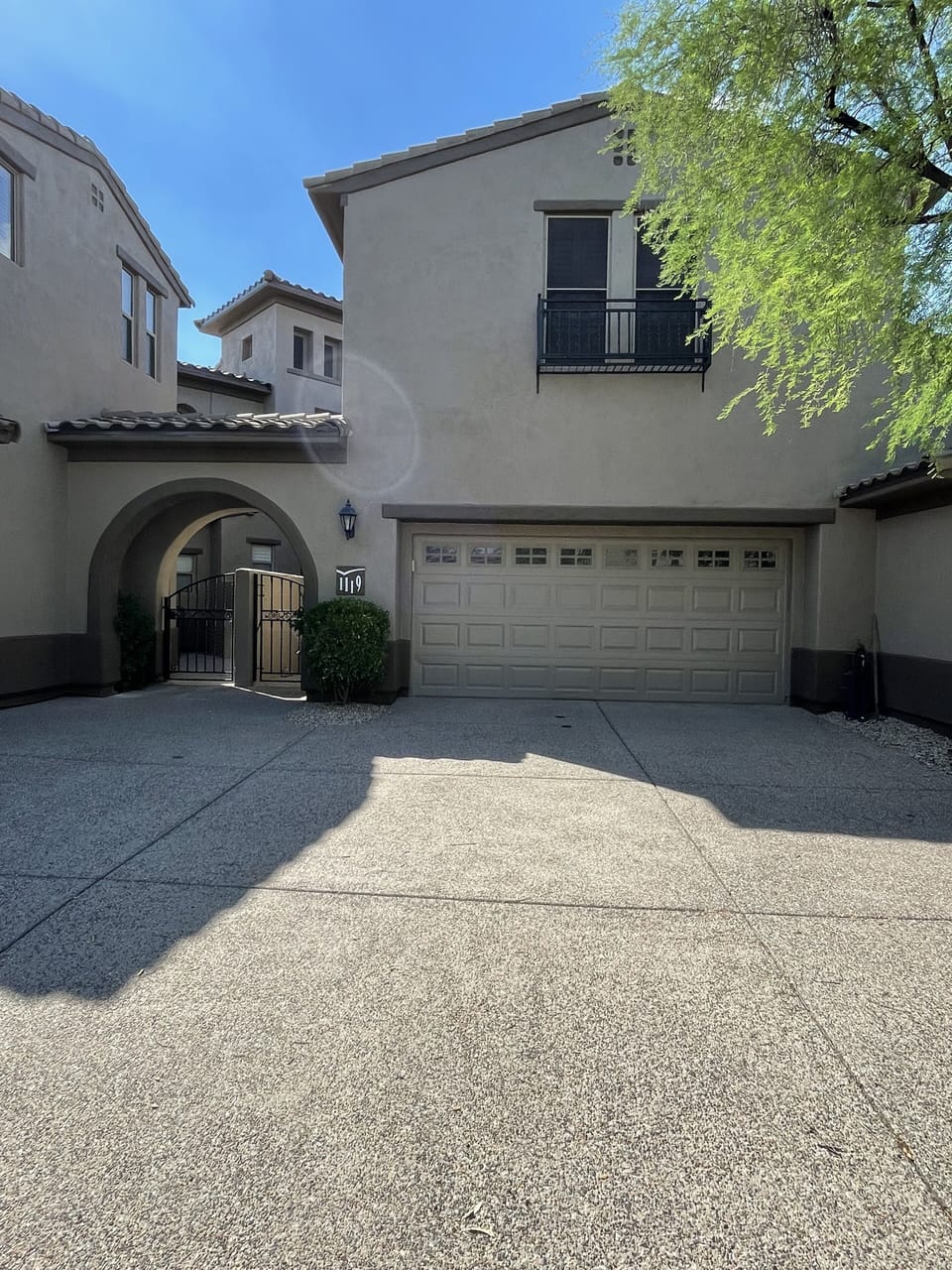Two car garage