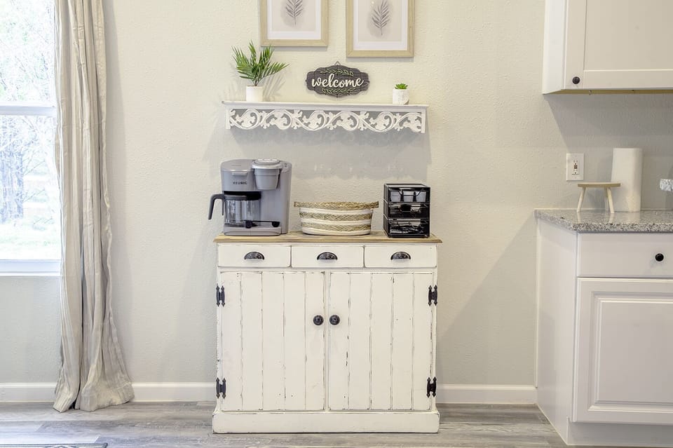 Fully Stocked Coffee Bar


