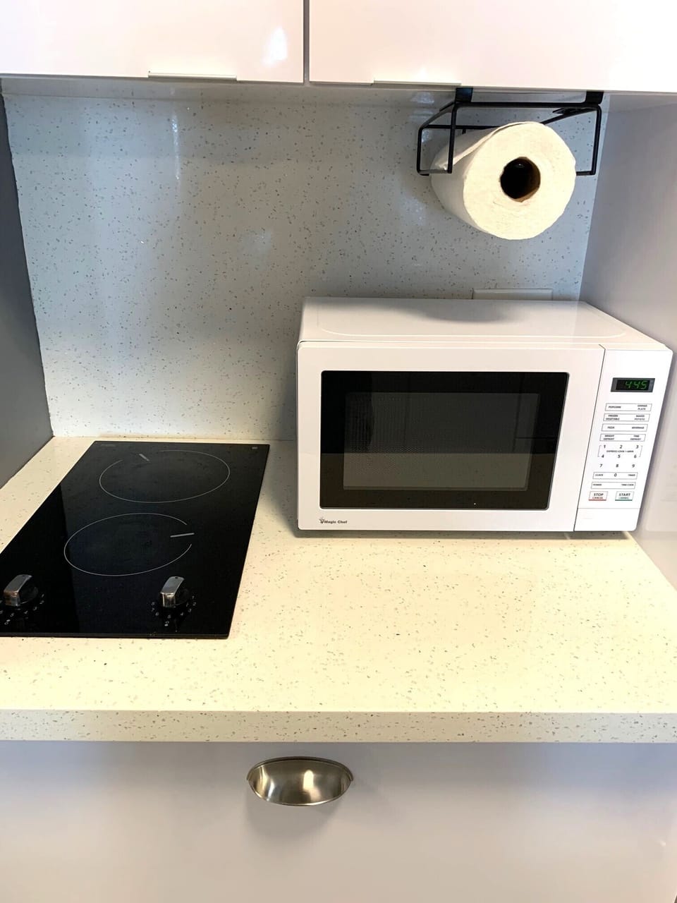 2 Burner top & microwave
