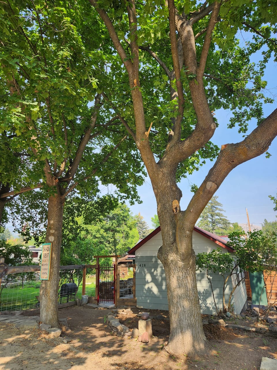 The front of the Shady Rest.