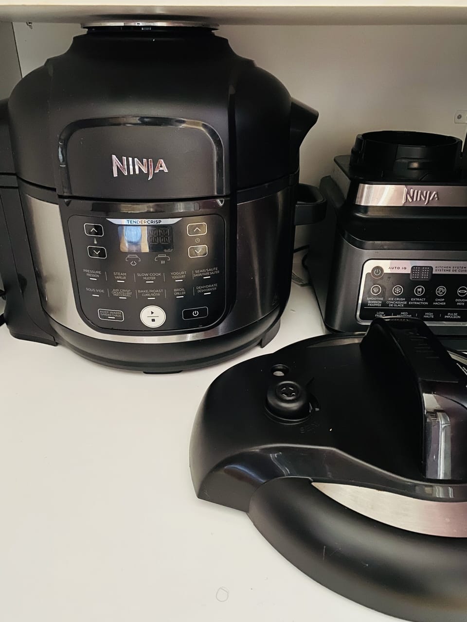 Ninja Foodi multipurpose cooker and Ninja food blender and food processor in one