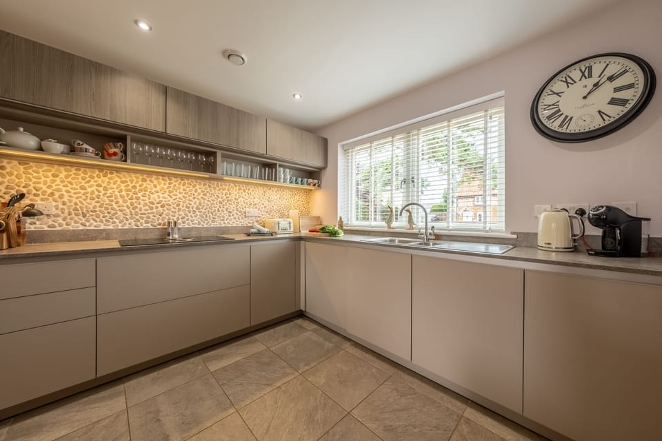 Ground floor: Well-appointed kitchen