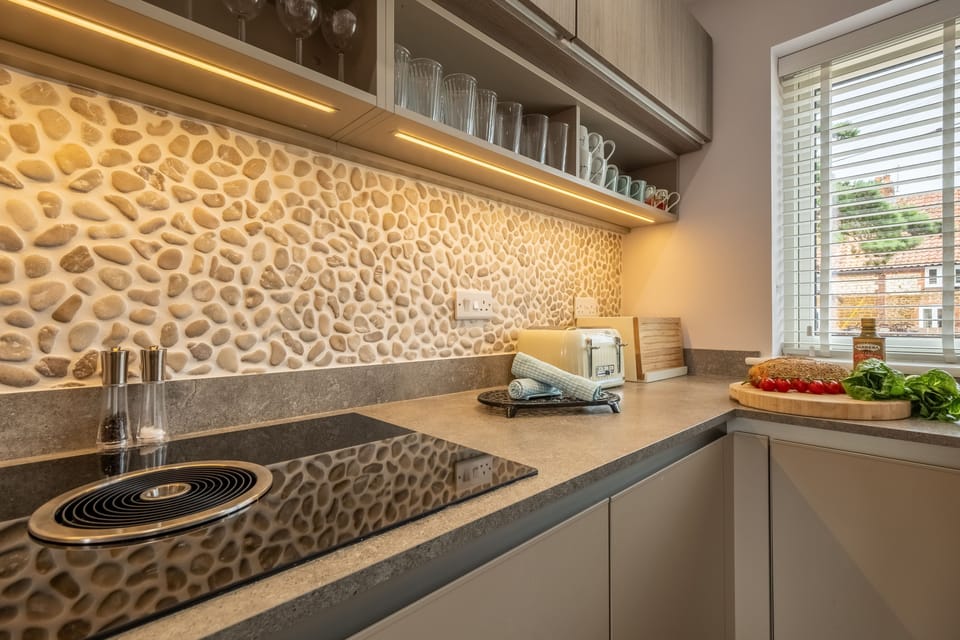 Ground floor: Kitchen with induction hob
