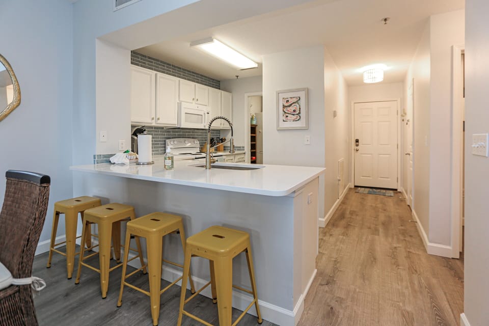 Kitchen with Bar Seating