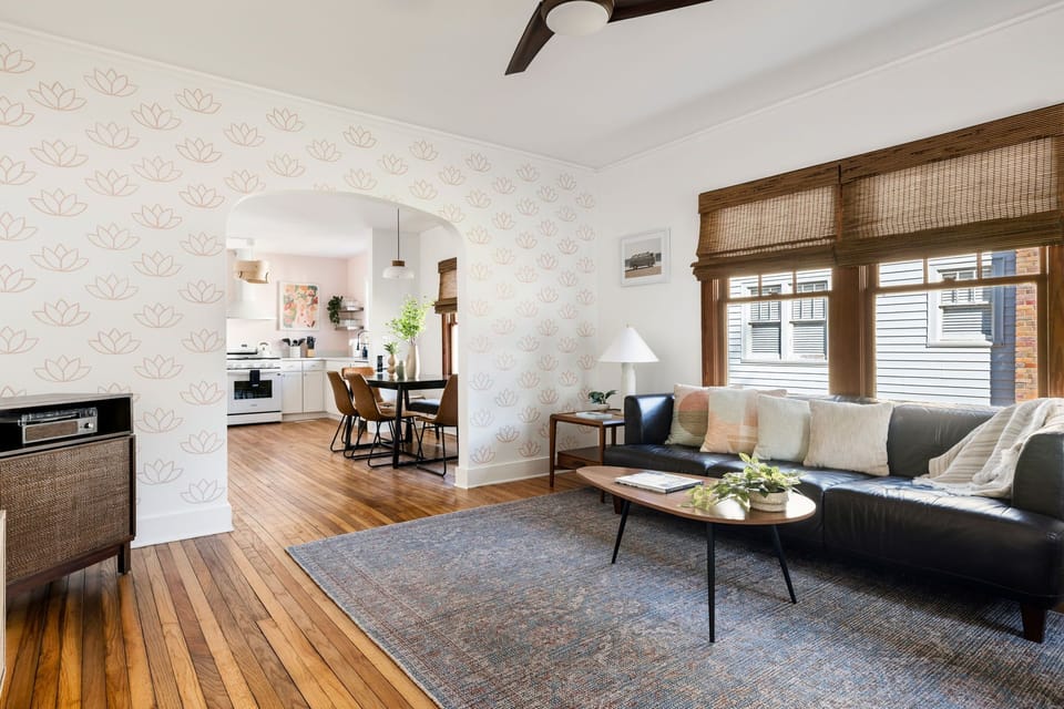 Open Concept Living and Dining Room