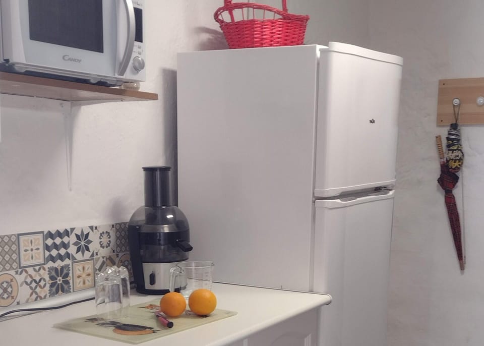 Fridge freezer and microwave