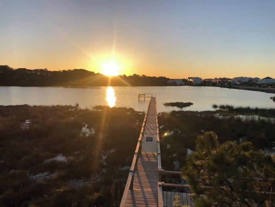 Sunrise over our lake!