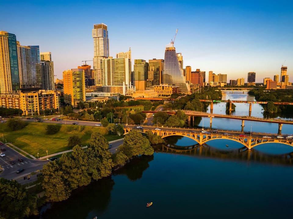 Beautiful Austin Skyline and Town Lake