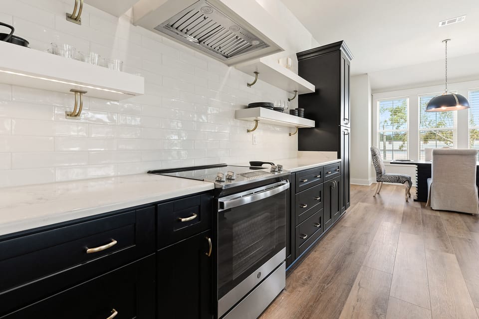 Modern appliances for cooking meals 