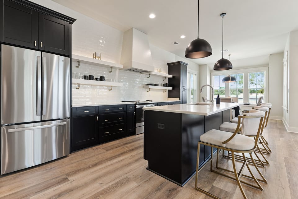 Large open kitchen 
