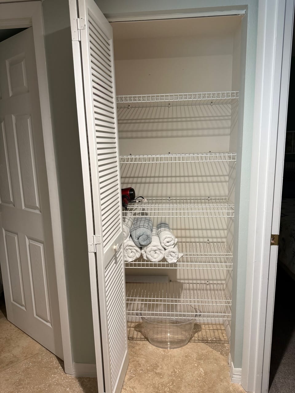 Linen closet
