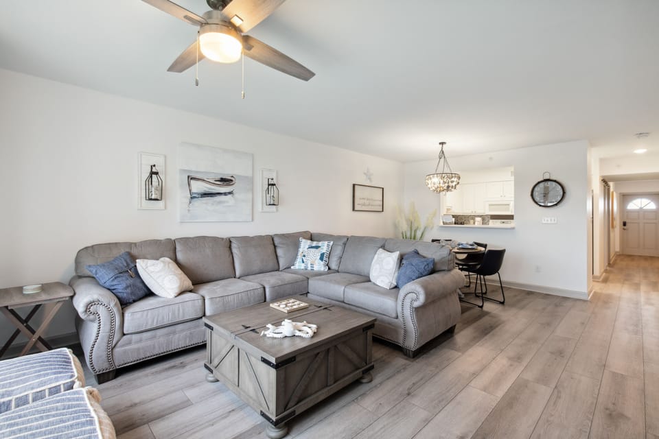 Living Room & Dining Area