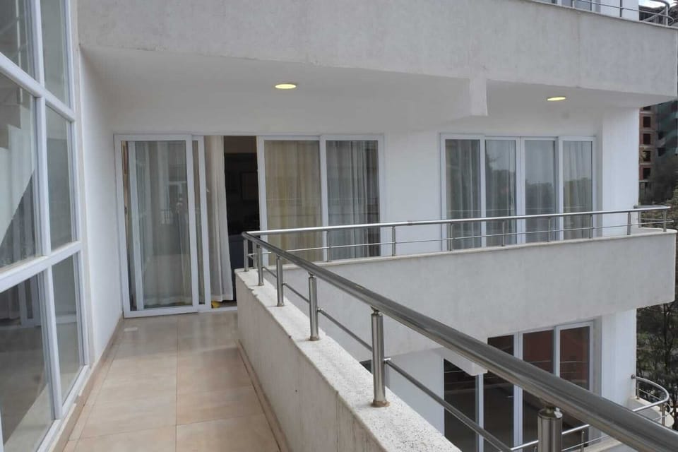 Huge balcony for relaxation.