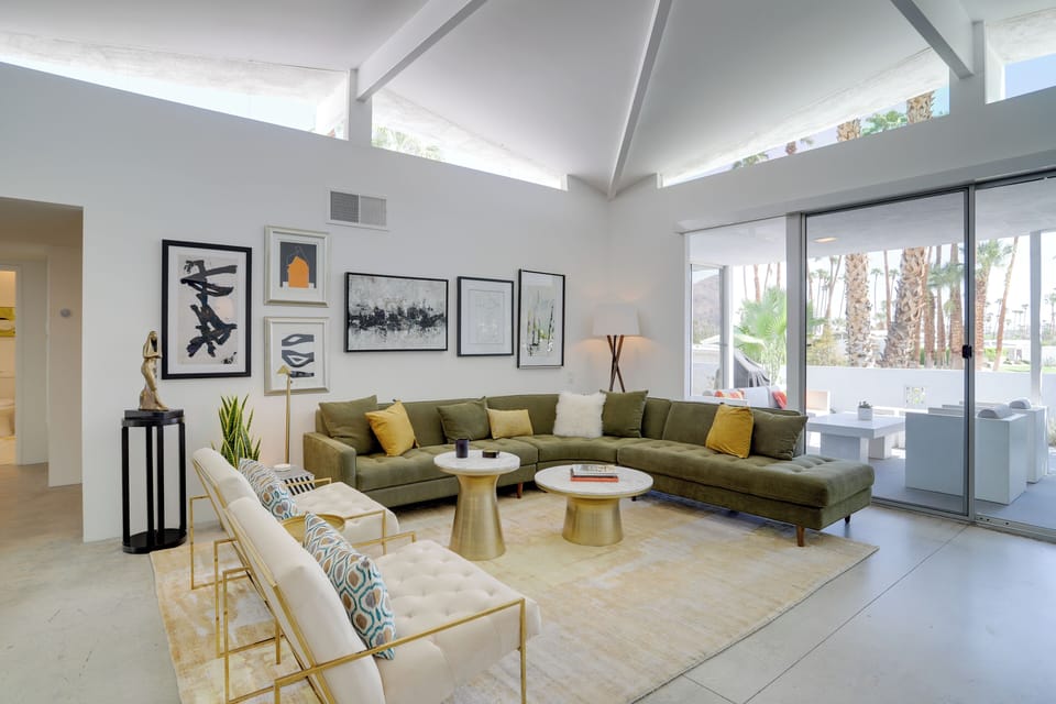 Palm Springs Vacation Rental | 2BR | 2BA | 1 Step Required | 1,930 Sq Ft