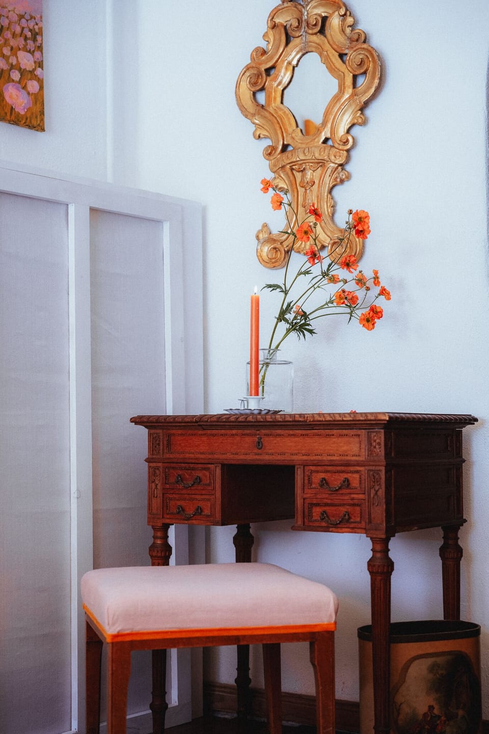 Yellow Bedroom at Forester Home