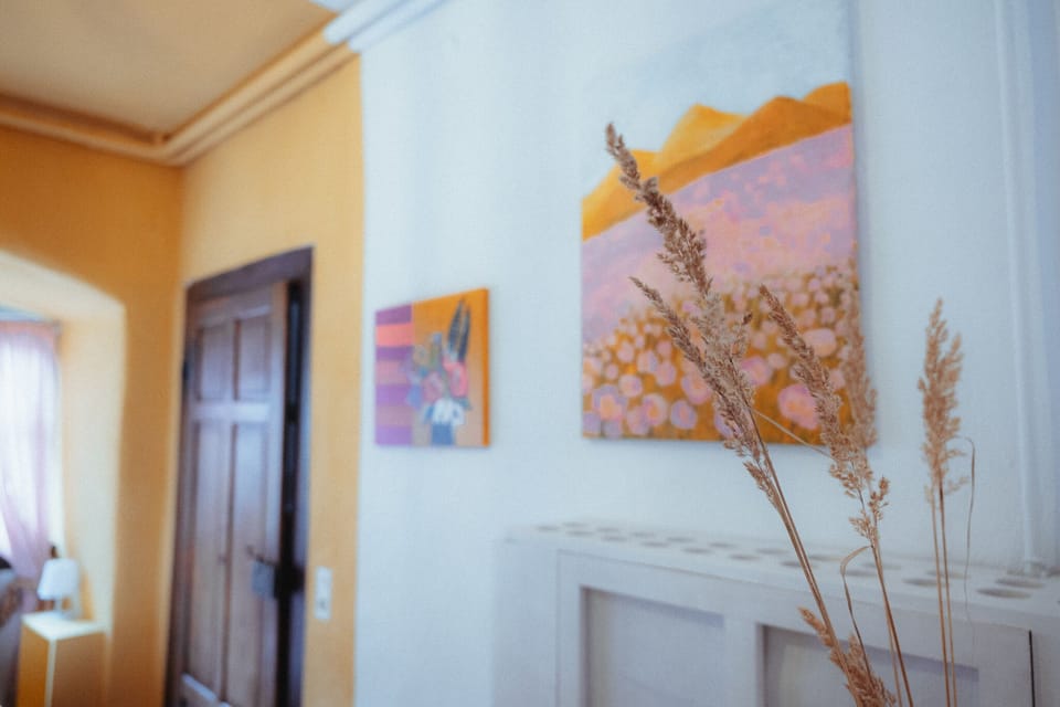 Yellow Bedroom at Forester Home