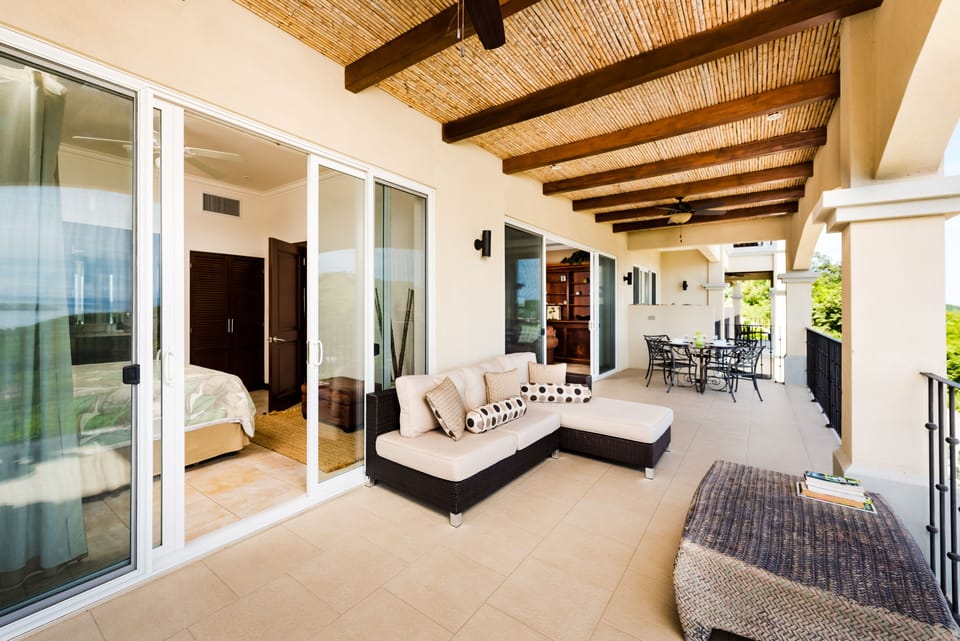 Large Covered Ocean View balcony